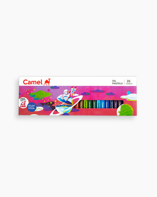 Camel Student Oil Pastels Assorted carton pack of 25 shades