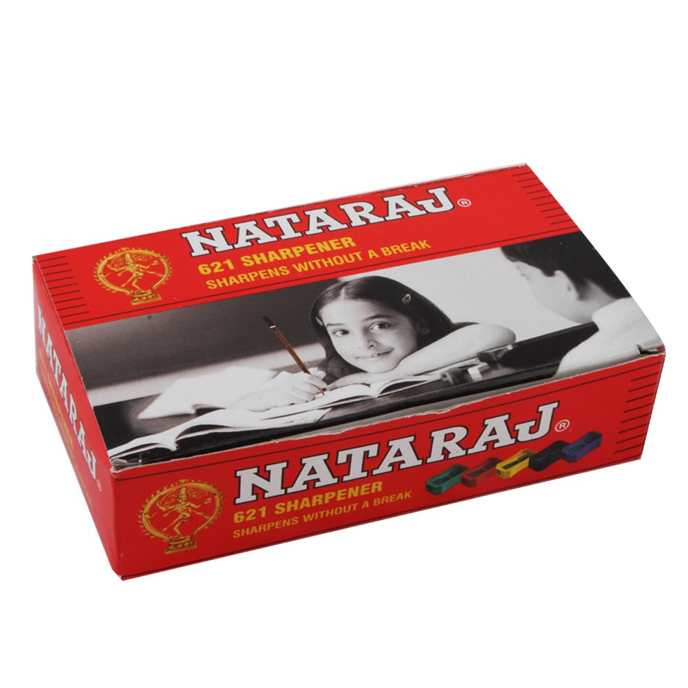 Nataraj 621 Sharpener, Hassle-free Sharpening, Reduces Hand Strain, Anti-rust Coating, Highly Durable, Conveniently Portable, Pack of 20