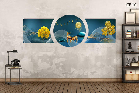 Resin Art Natural Wall Frame CF 10, Wall Decor For Living Room, For Home Decore , Office Decore and Gifting