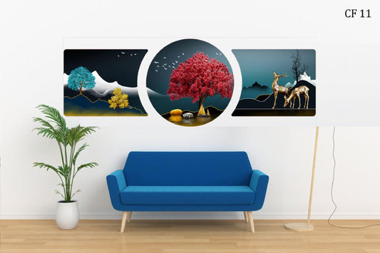 Resin Art Natural Wall Frame CF 11, Wall Decor For Living Room, For Home Decore , Office Decore and Gifting