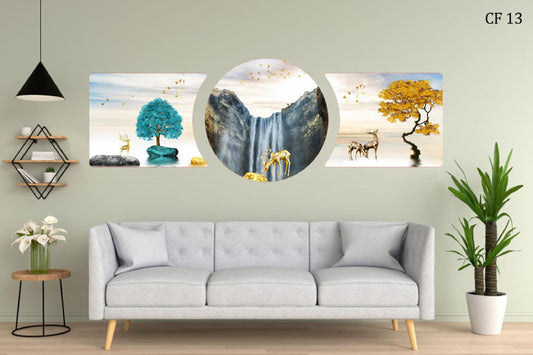 Resin Art Natural Wall Frame CF 13, Wall Decor For Living Room, For Home Decore , Office Decore and Gifting