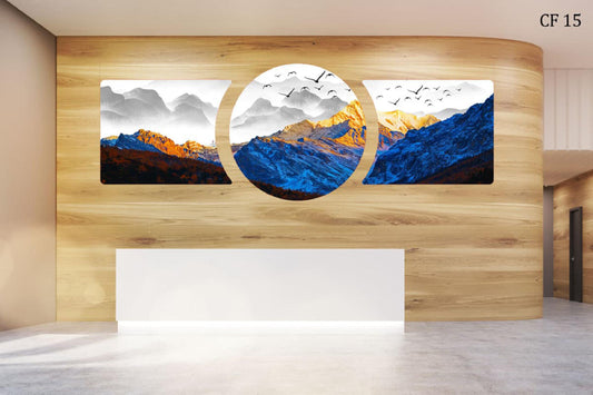 Resin Art Natural Wall Frame CF 15, Wall Decor For Living Room, For Home Decore , Office Decore and Gifting