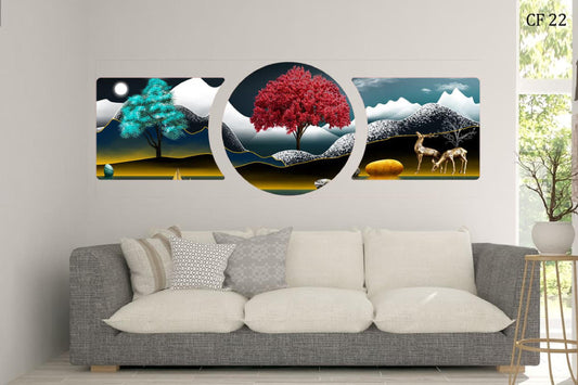 Resin Art Natural Wall Frame CF 22, Wall Decor For Living Room, For Home Decore , Office Decore and Gifting