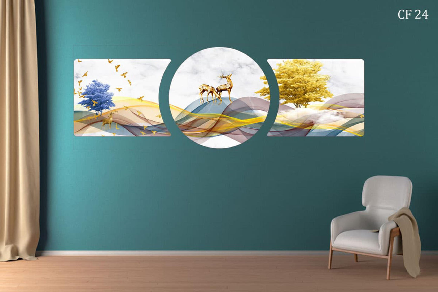 Resin Art Natural Wall Frame CF 24, Wall Decor For Living Room, For Home Decore , Office Decore and Gifting