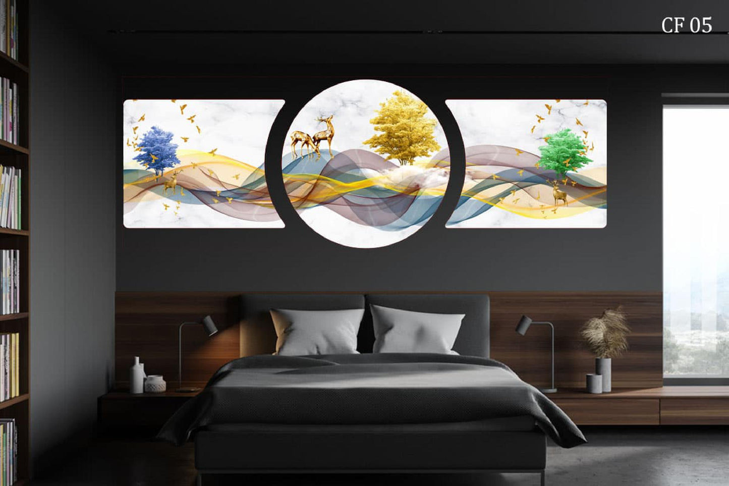 Resin Art Natural Wall Frame CF 05, Wall Decor For Living Room, For Home Decore , Office Decore and Gifting