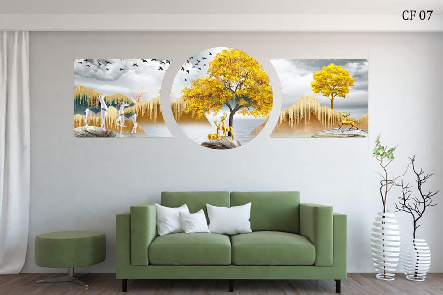 Resin Art Natural Wall Frame CF 07, Wall Decor For Living Room, For Home Decore , Office Decore and Gifting