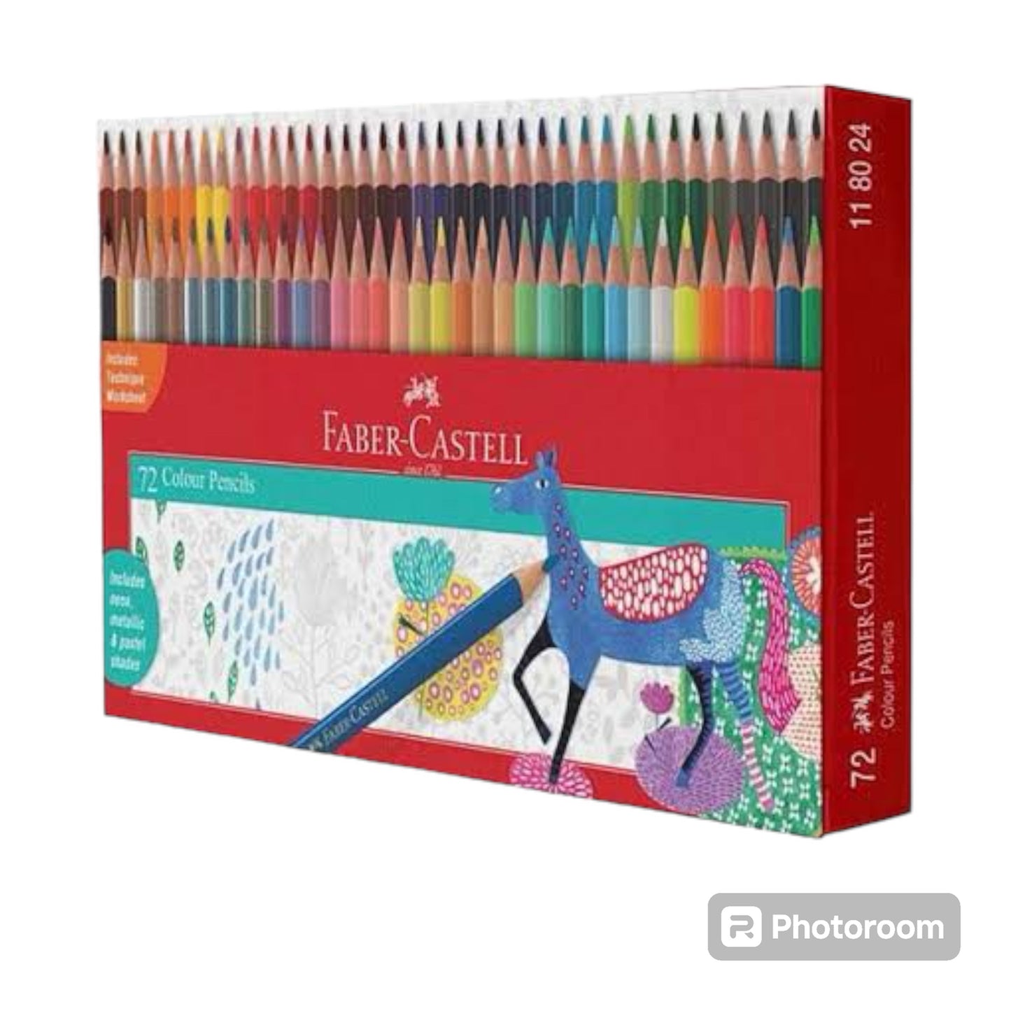 Faber-Castell Triangular Colour Pencils - Pack of 72 (Assorted)