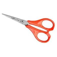 Munix SL-1160 152 mm Stainless Steel Scissors | Pointed Tip with Shock Proof Body | Lightweight Multipurpose Scissor | Colour May Vary