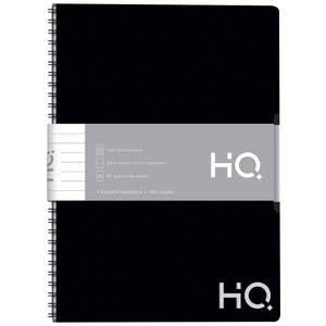 Navneet HQ Five Subject Spiral Wiro Bound Notebook | B5-size, is suited for office executives and professionals.