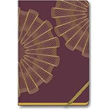 Navneet HQ Gold Rush Attractive Design Case Bound Notebook | A5-size, is suited for office executives and professionals.