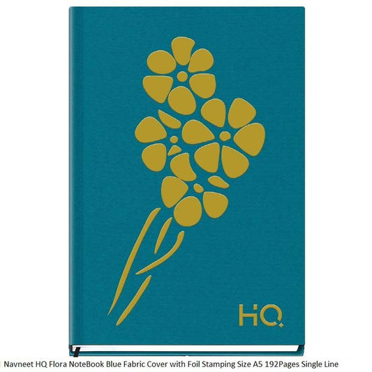 NAVNEET HQ FLORA NOTEBOOK | A5-size, is suited for office executives and professionals.
