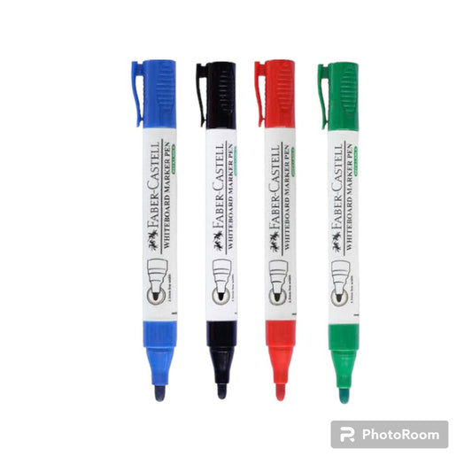 Faber-Castell Whiteboard Bold Marker Pack of 4