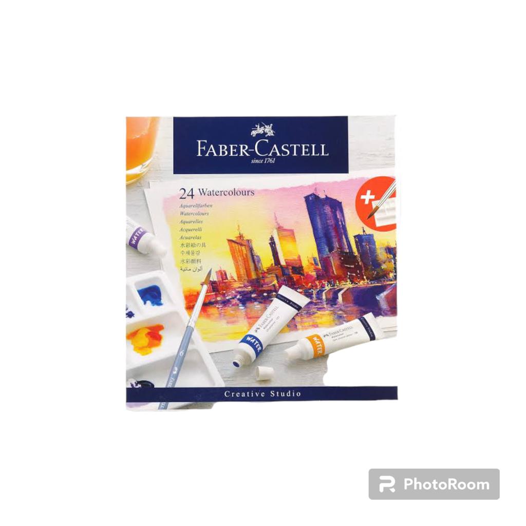 Faber-Castell 169624 Creative Studio Watercolours - Pack of 24 (24 x 9 ml)
