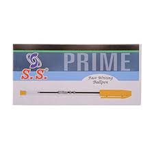 SS Prime Ball pens Fast writing Blue ball pens Pack of 20