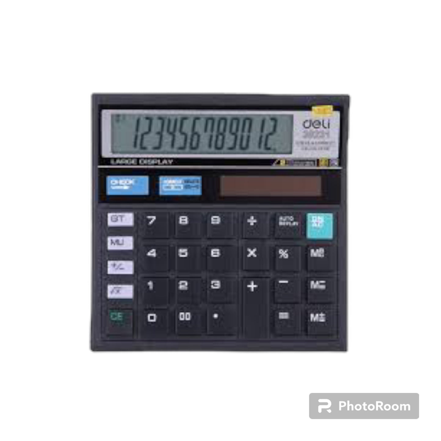 Deli W39231B GT Calculator | 3 Years Warranty | with Steps Check and Correct Function - Black