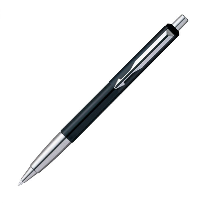 Parker Vector Standard Ball Pen Chrome Trim Black Body Color