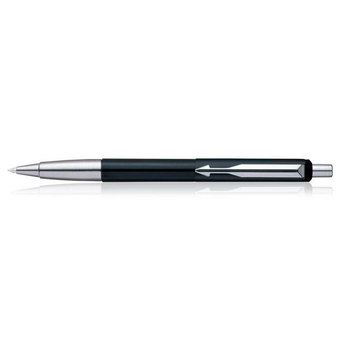 Parker Vector Standard Ball Pen Chrome Trim Black Body Color