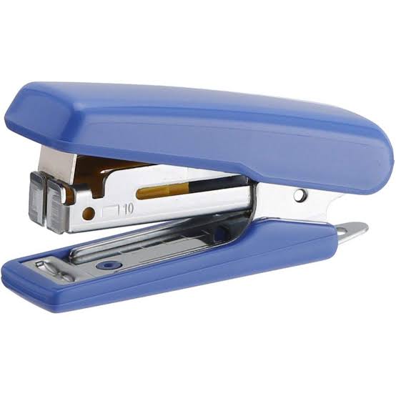 Kangaro Desk Essentials Mini 10All Metal Stapler | Standard Stapler with Quick Loading Mechanism | Sturdy & Durable for Long Time Use | Color May Vary, Pack of 1