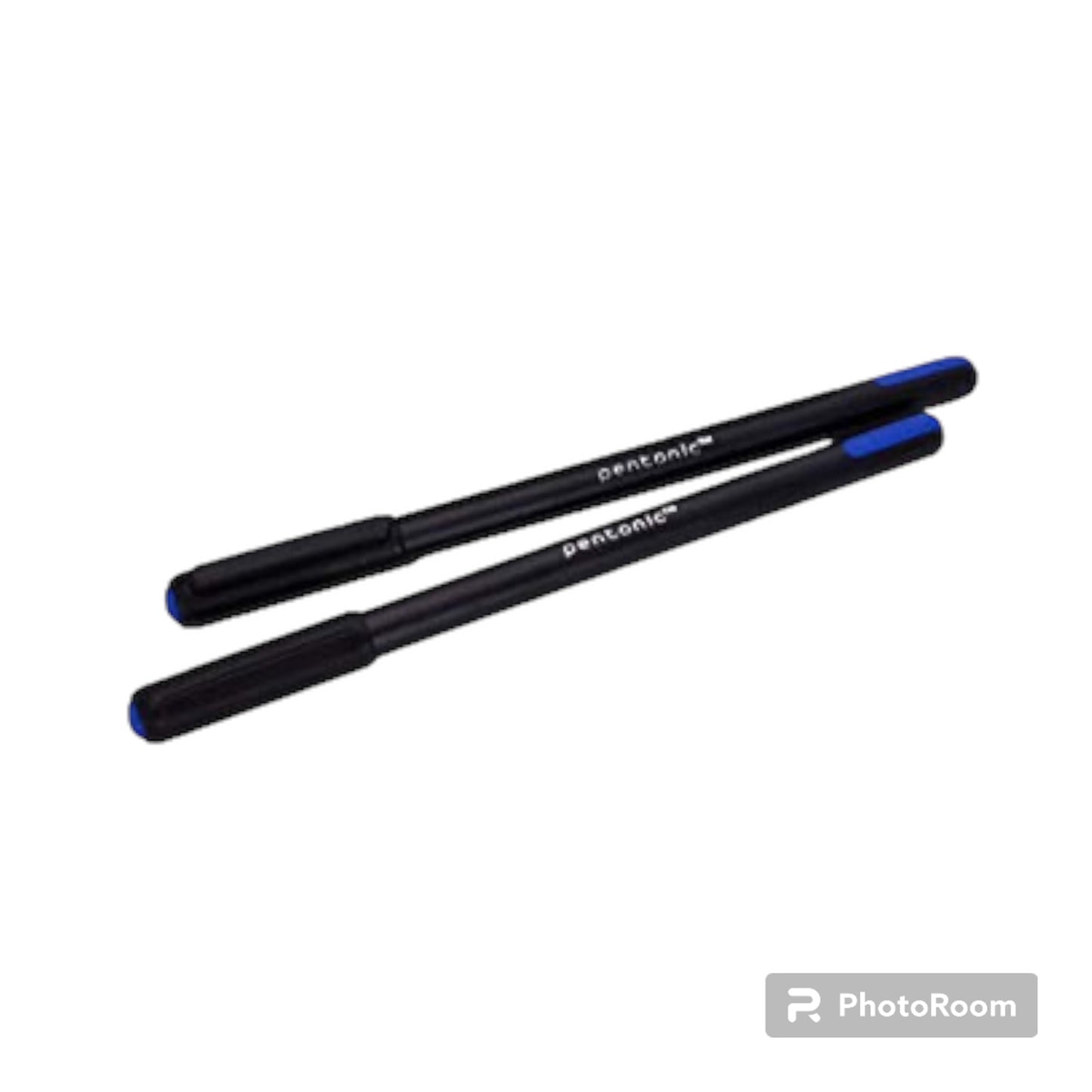 Pentonic 0.7mm Ball Point Pen Blister Pack | Black Body | Black & Blue Ink | Set of 10 Pens