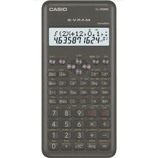 Casio FX-100MS 2nd Gen Non-Programmable Scientific Calculator
