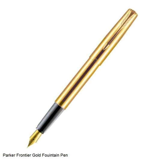 PARKER FRONTIER GOLD FOUNTAIN PEN