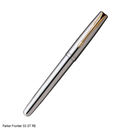 PARKER FRONTIER STAINLESS STEEL GT ROLLERBALL PEN