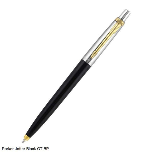 PARKER JOTTER BLACK GOLDEN TRIM BALLPOINT PEN