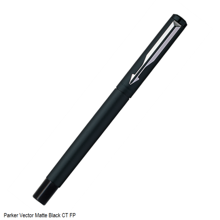 PARKER VECTOR MATTE BLACK CT FOUNTAIN PEN