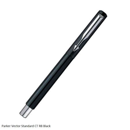 PARKER VECTOR STANDARD CHROME TRIM ROLLERBALL PEN